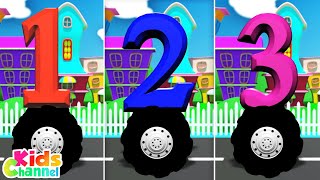 Numbers On Wheels Learning Videos for Children by Kids Channel