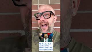 Kash Patel sues The Atlantic for defamation. #kashpatel #trump #defamation #theatlantic #shorts