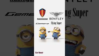 koenigsegg Gemera vs  bentley Flying super minions style fun#status #asmr #funny #tiktok #trending