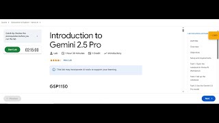 Introduction to Gemini 2.5 Pro | Generative AI Explorer - Vertex AI Lab 1