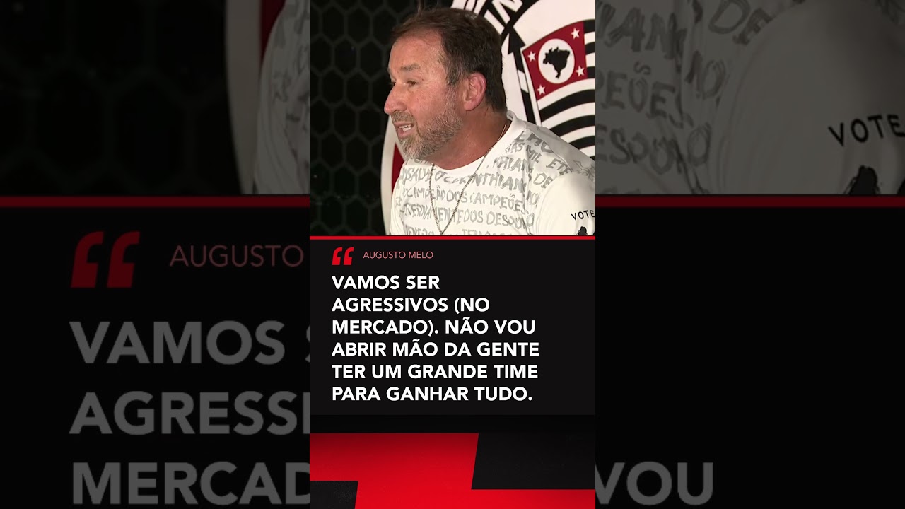 Olha o que o novo presidente do Corinthians falou sobre 2024 #shorts