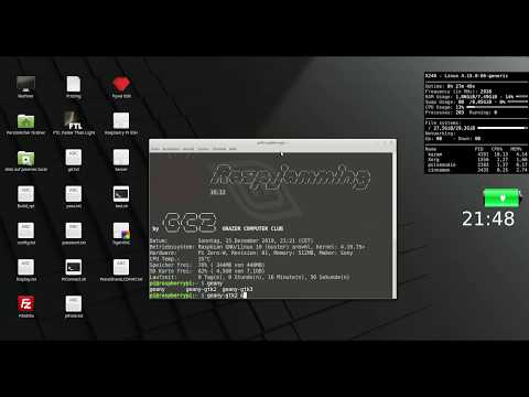 Geany GTK2 vs GTK3 @ Raspberry Pi Zero