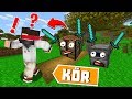 MİNECRAFT ama KÖR EDEN CANLI BLOKLAR ( göremiyorum )