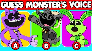 Guess The MONSTERS VOICE | Poppy Playtime Chapter 3 Character | Smiling Critters