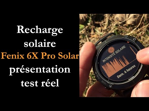 Fenix 6 X Pro Solar: le début de la révolution solaire - La DH/Les Sports+