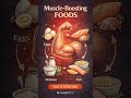 Muscle-Boosting Foods for Strength &amp; Recovery 💪🥩 | #MuscleHealth #shortsfeed #shorts