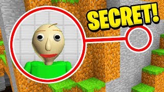 Minecraft : I FOUND BALDIS SECRET BASE! (Ps3/Xbox360/PS4/XboxOne/PE/MCPE)