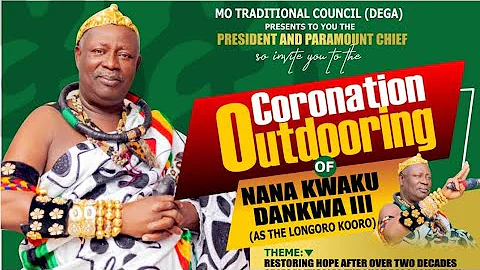 Dega/ Mo Paramount chief  Nnaa Kwaku Dankwa III an...
