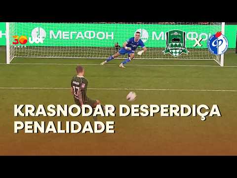 KRASNODAR FORWARD MISSES PENALTY AND MATCH REMAINS TIED IN THE RUSSIAN CUP