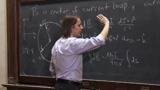 PHYS 102 | Biot-Savart Law 5 - Magnetic Field at the Center of a Current Loop