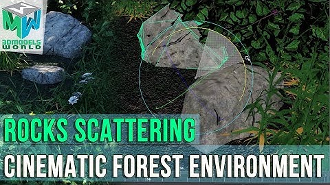 Part 13: Rocks Scattering - Maya Arnold Cinematic Forest Environment Tutorial