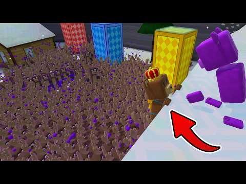 Chased by 1000 Deer in the Snow Valley - Super Bear Adventure