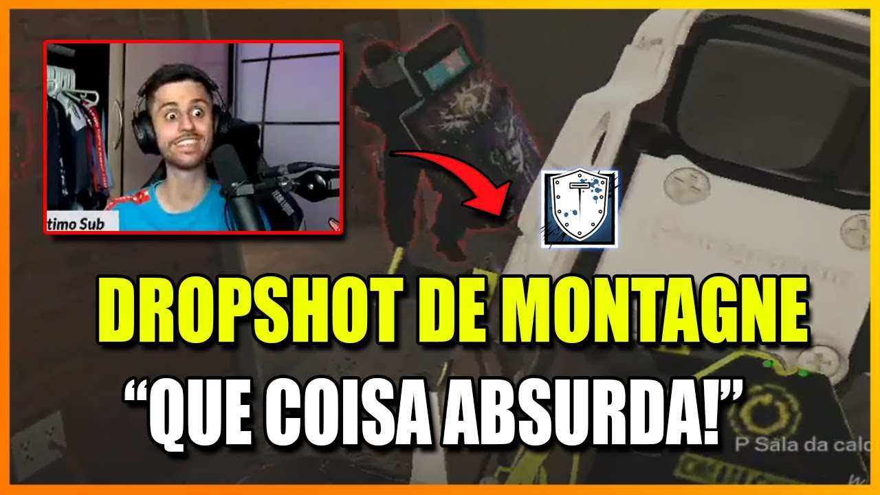 MONTAGNE DEU UM DROP ABSURDO QUE EVAPOROU O MAIA! QUE ISSO - R6 CLIPS