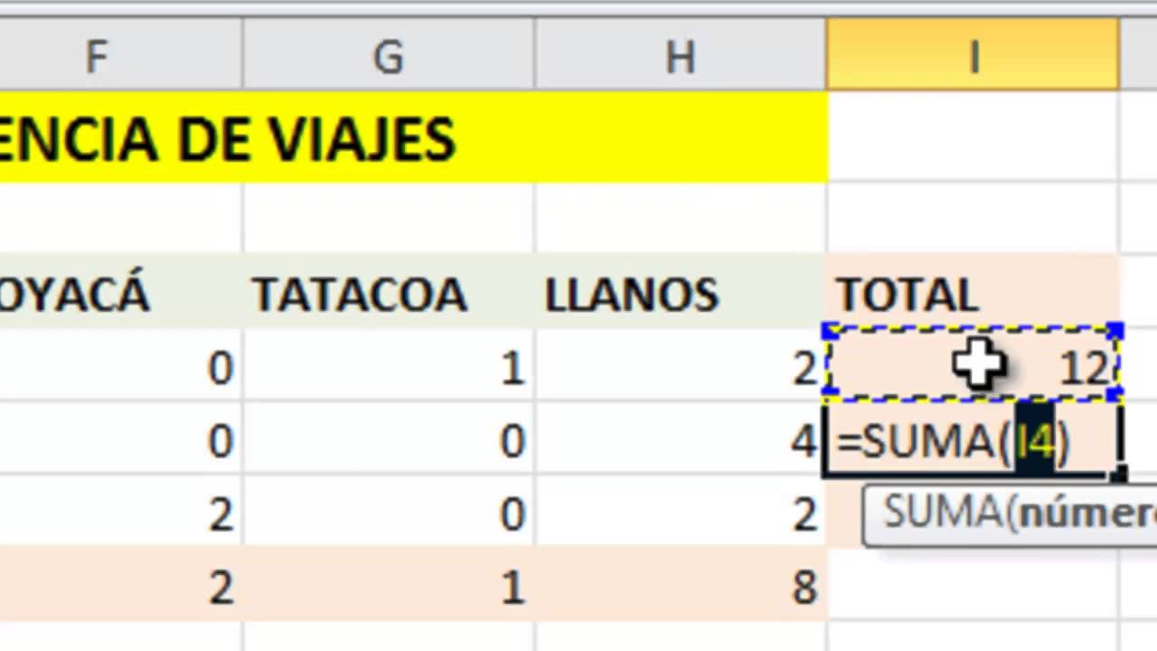 Excel Basico Ejemplo Agencia De Viajes Youtube