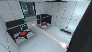 Dual Buttons - MoistSkittles' Portal 2 Test Chambers #4 Intended Solution