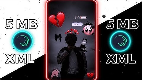 New Trend Sad Hindi song XML 💔😊 Alight Motion new XML by @TIMEKAMU #xml #crazy_editor_bd #viral