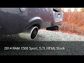 2014 RAM 1500 SPORT K&amp;N CAI and MBRP Catback Exhaust