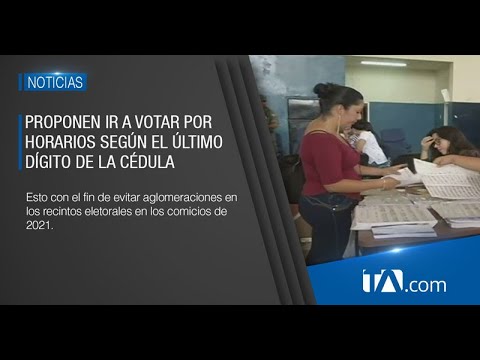 Electores podrían ir a votar por horarios en las elecciones 2021 - YouTube