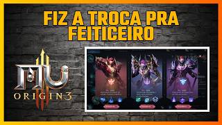 MU Origin 3: Fiz a Troca pra Feiticeiro e Usei Estratégia INSANA pra Upar!
