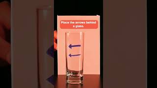 Reverse reality with refraction in this easy science experiment➡️ 👀⬅️