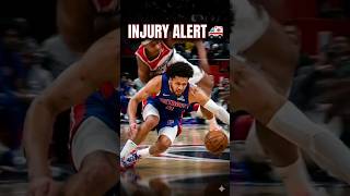 Detroit Pistons Cade Cunningham Injury Alert🚑 #nba #detroitpistons
