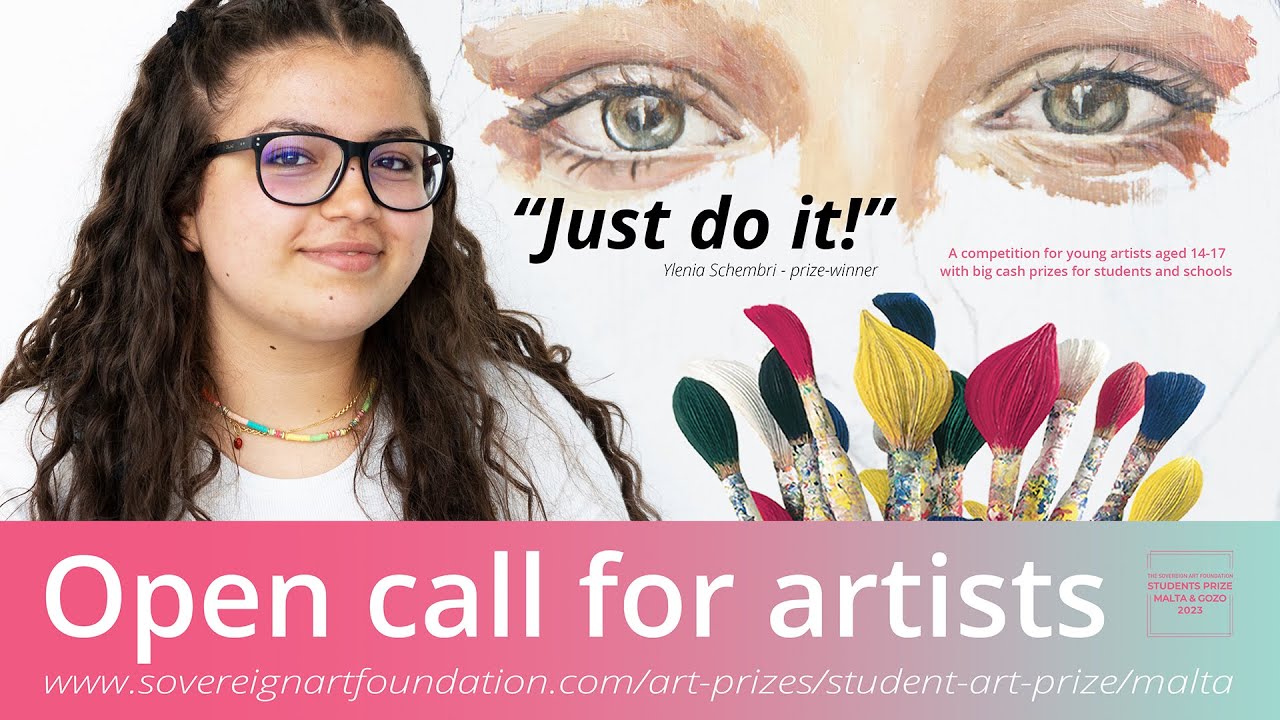 Open call for the Sovereign Art Foundation Student Prize for Malta and Gozo 2023