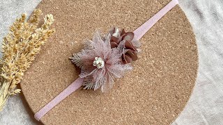 how to make a headband for newborn - baby headband tutorial