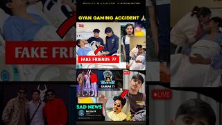 RAISTAR GADDAR ON GYAN GAMING ACCIDENT🤬 GYAN GAMING FAKE YOUTUBER FRIENDS REALITY 😠 #shorts