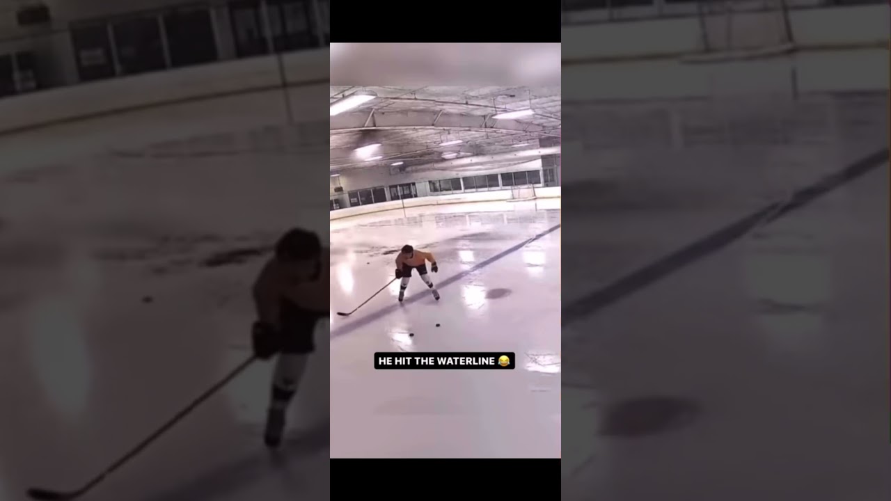Men’s League Hockey Player Breaks Main Water Value In Ice Rink! Hilarious! 
