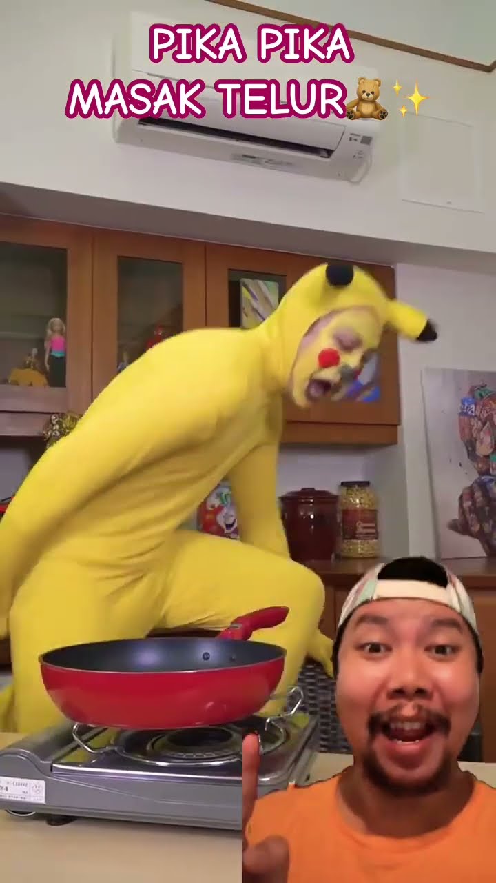 PIKA PIKA MEMASAK TELUR!!?? #mostfunny  #shorts #funny #shortsviral