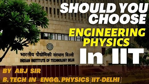 Know about 👨‍🎓 Engineering Physics Branch at IIT by Amit Bijarnia Sir#competishun #jossacounselling