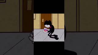 Bendy Loves Donuts: Bendy Cartoon #shorts