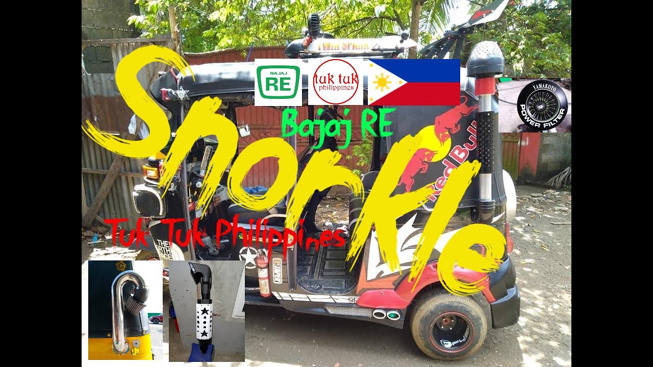 Snorkle - Bajaj RE - Tuk Tuk Philippines