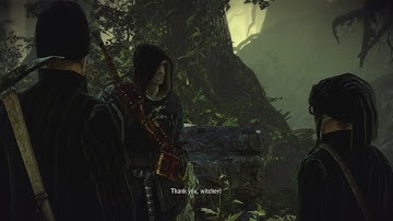 The Witcher 2 - In The Claws of Madness: Talk To Gridley and Rupert "Take You To Loredo" Gameplay