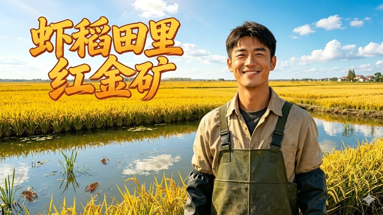 蝦稻田裡紅金礦：農村小子的逆襲之路