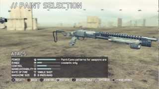 Ghost Recon : Future Soldier- Gunsmith Customization Gameplay [HD]