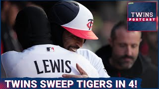 TWINS POSTCAST: Twins BUST OUT THE BROOMS vs. Tigers With FOUR-GAME WINNING STREAK, 3-1