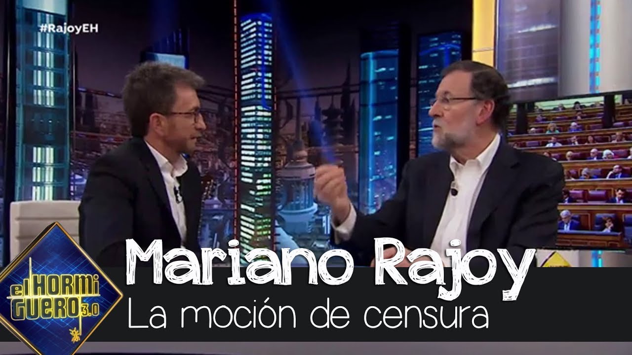 Mariano Rajoy recuerda la moción de censura: 