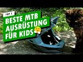 Unsere Top 5 Kinder Mountainbike Ausrüstung - MTB Helm, Protektoren, Knieschoner, Schuhe, Handschuhe