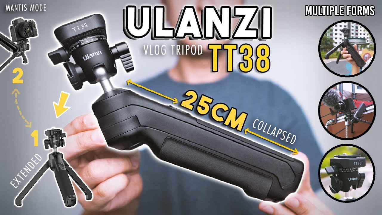 Ulanzi TT38 Review | 25CM Quick-Flip Vlogging Tripod