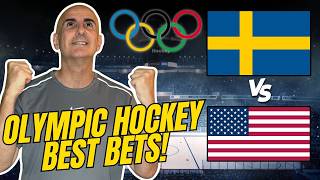 Men's Olympic Hockey: USA vs Sweden Best Bets! | Hockey Picks & Predictions