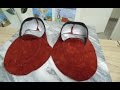 Шьём Красные пенни-лоферы  - Часть 1 ( Red penny loafers making - Part 1)