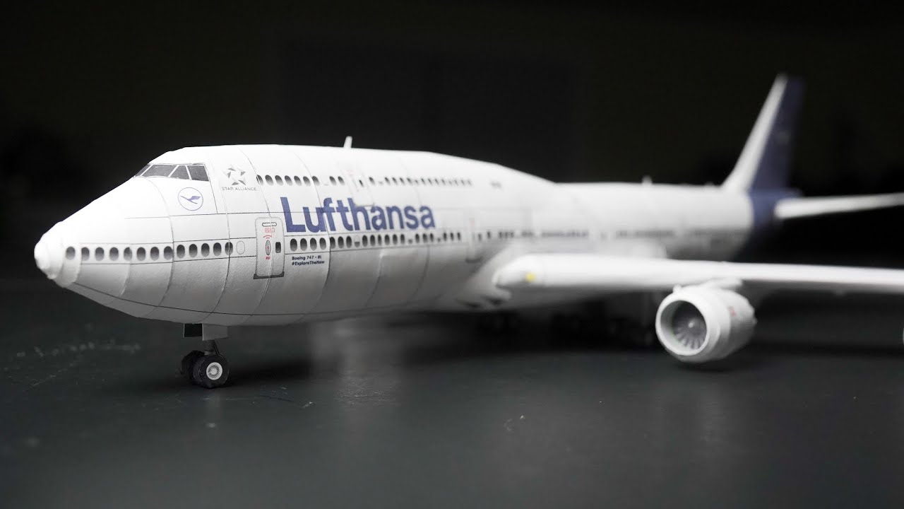 Maqueta de avión Boeing 747-8 Intercontinental