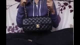 Chanel East West Flap Bag 