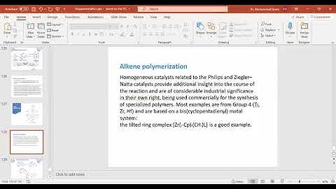 Ziegler Natta Catalysis
