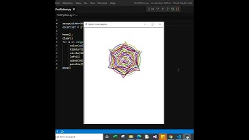 Amazing Design Using Python circle in Turtle graphic