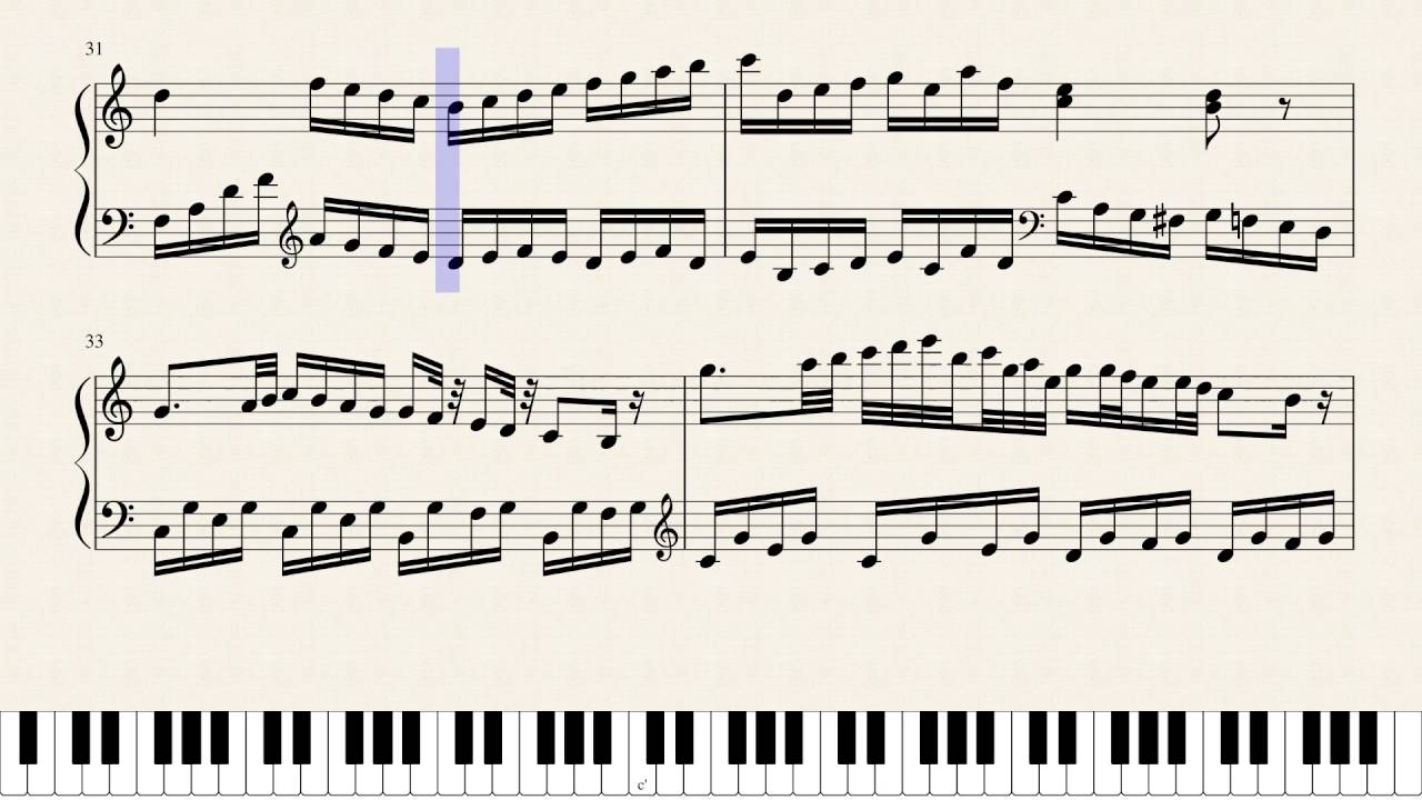 Mozart, Piano Sonata G-dur KV 283 2nd movement. [Piano ...