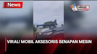 Viral! Mobil dengan Aksesoris Senapan Mesin - iNews Pagi 18/05