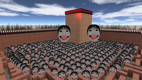 UNLIMITED YOSHIE ROSHALIA AND COLOUR FUL SELENE DELGADO GMOD IN BIG MAZE #gmod #nextbots