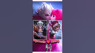 Ruby Falls for Dyrroth 💖 MLBB Romance Short #dyrroth #ruby  #mobilelegends #mlbblover #mlshorts